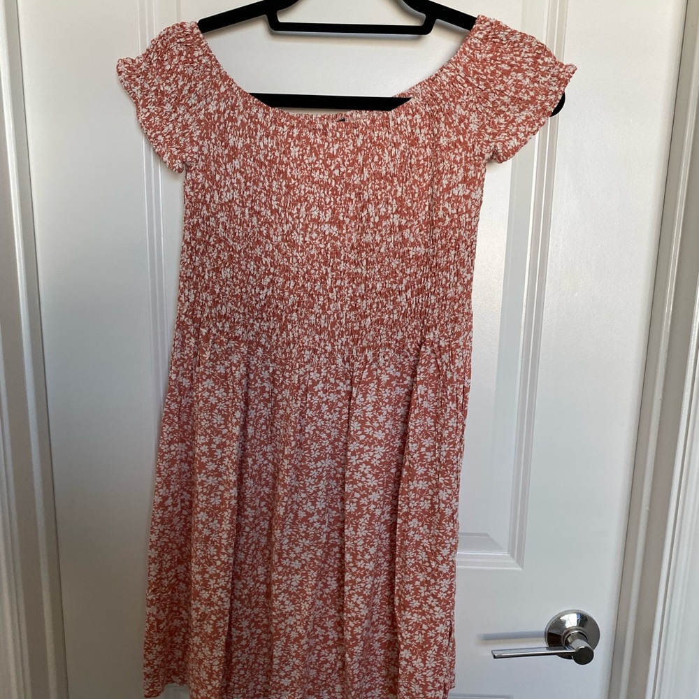 Short, patterned, dress from shien in size L, never worn